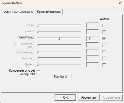 Gxi S2M07 Einstellwerte2